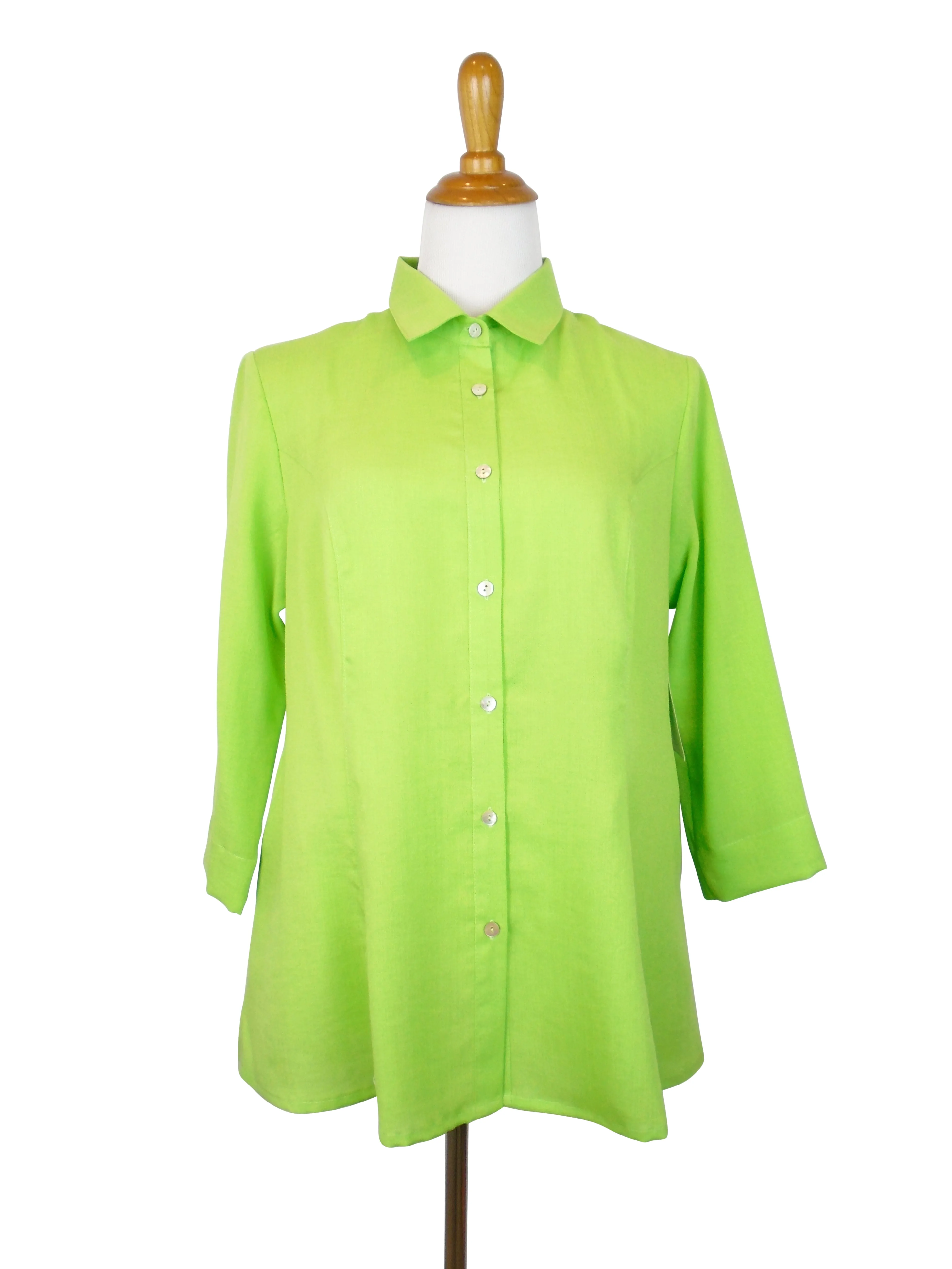 AA224 - Veronica Button-Up Linen Blouse