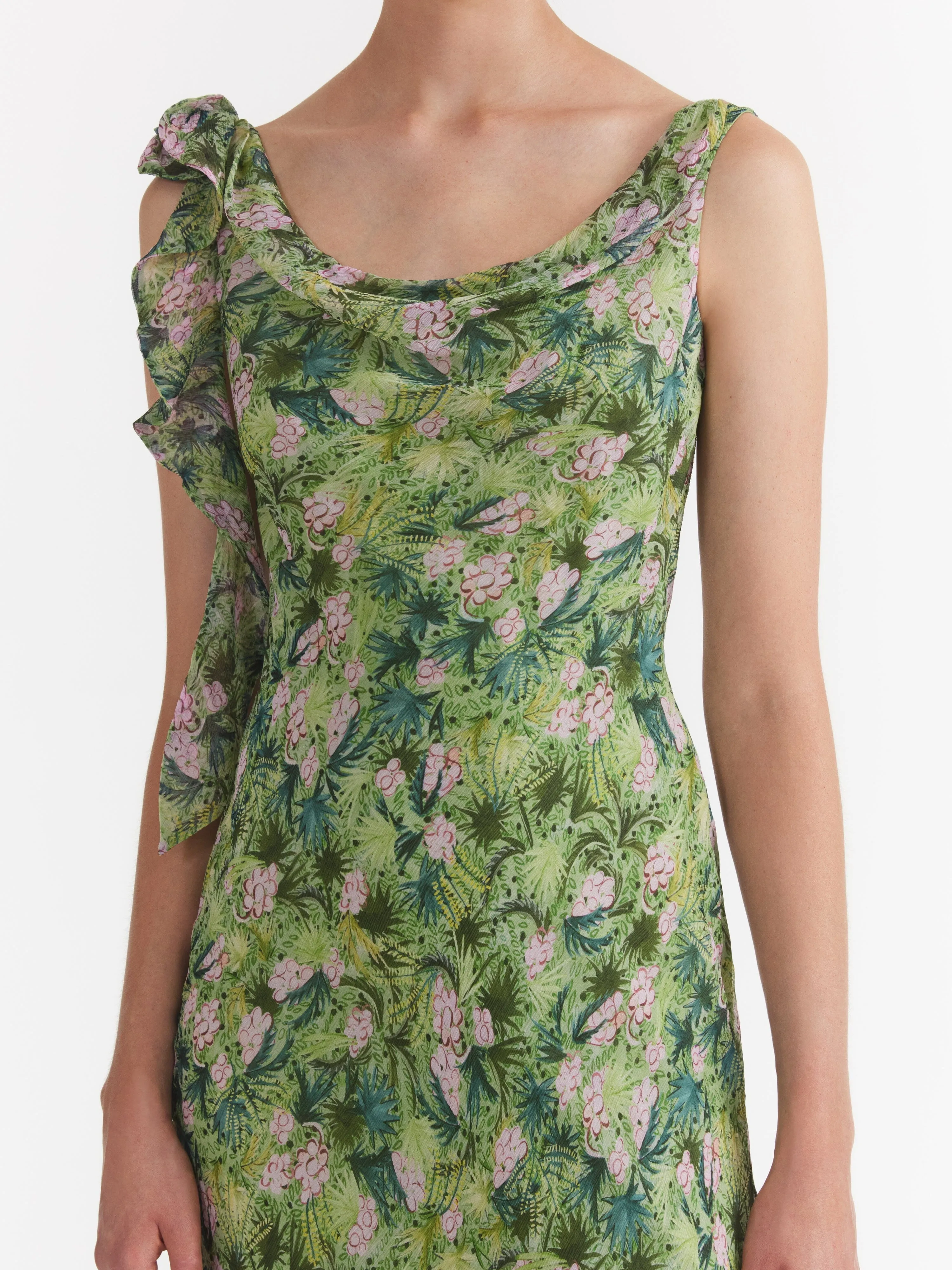 Asher B Dress in Palmetto Fern