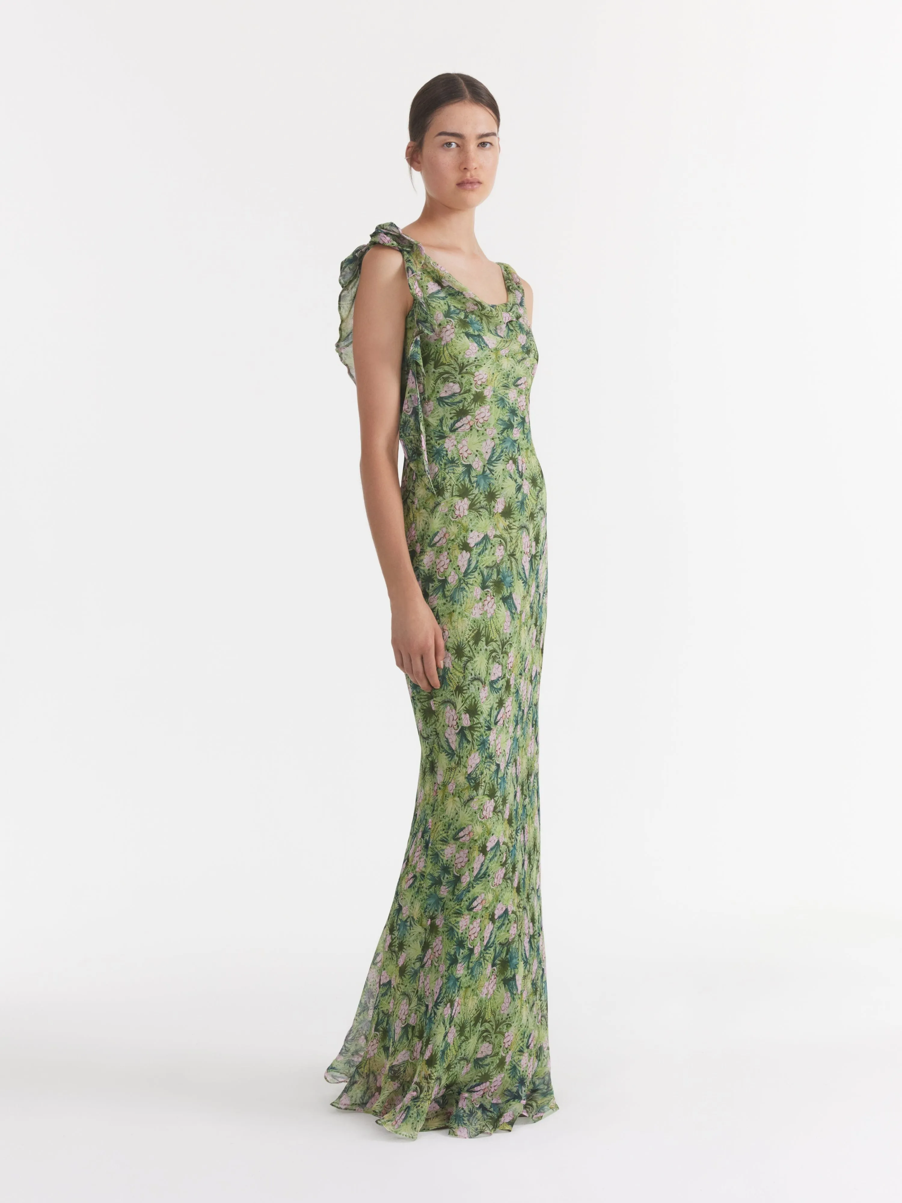 Asher B Dress in Palmetto Fern