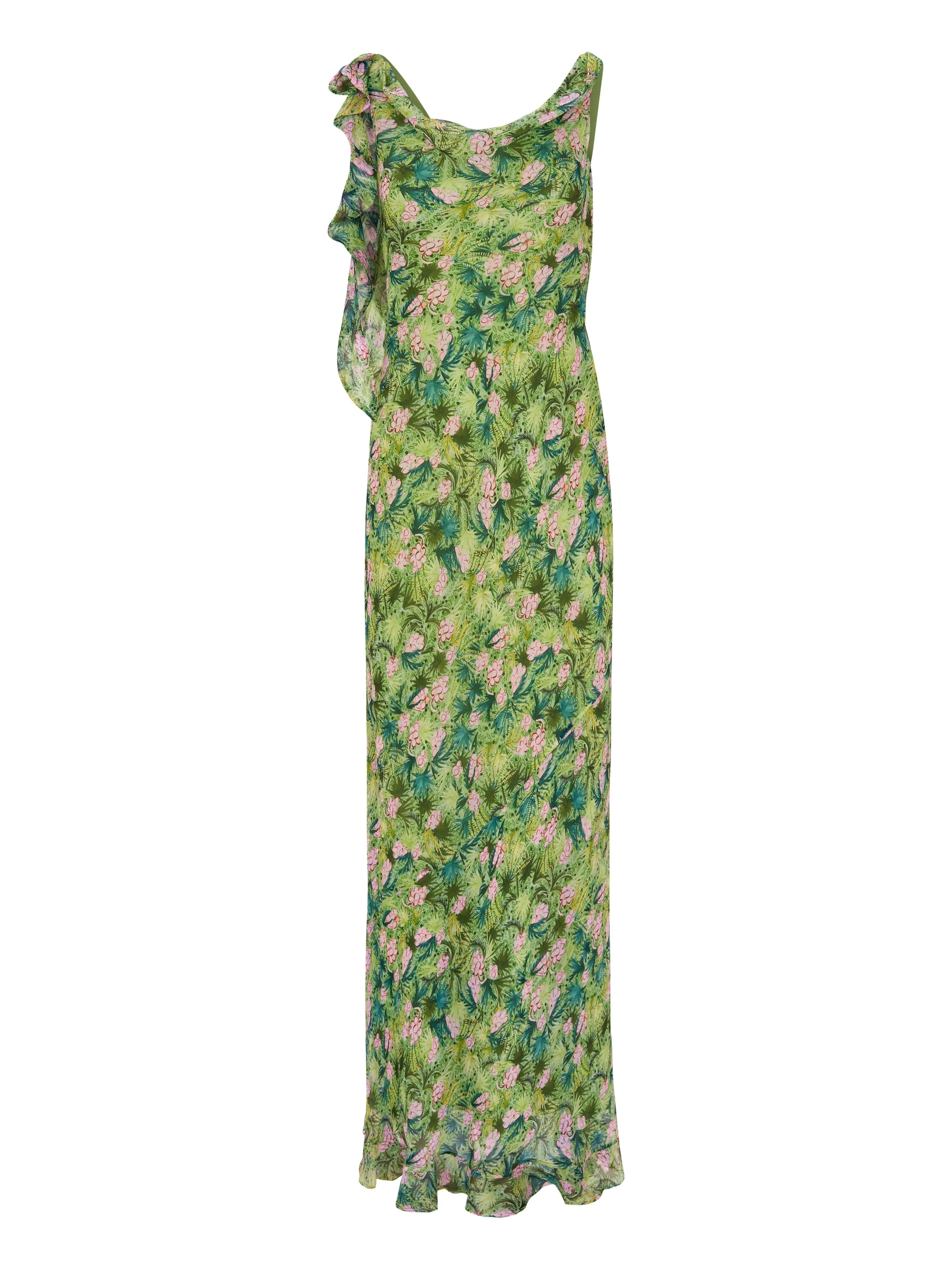 Asher B Dress in Palmetto Fern