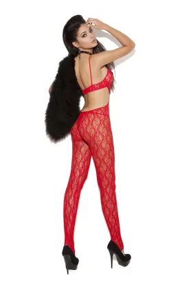 Body Stocking Red One Size