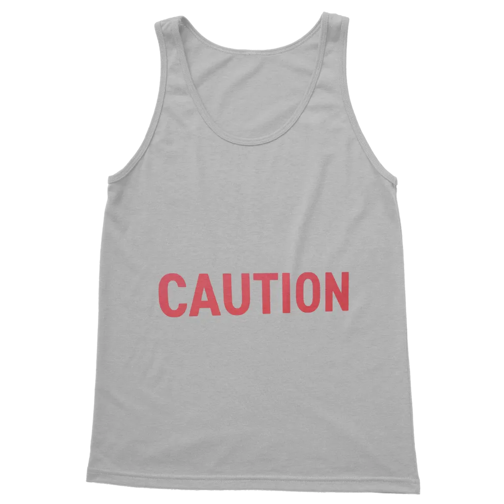 Caution Classic Adult Vest Top