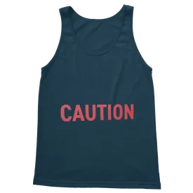 Caution Classic Adult Vest Top