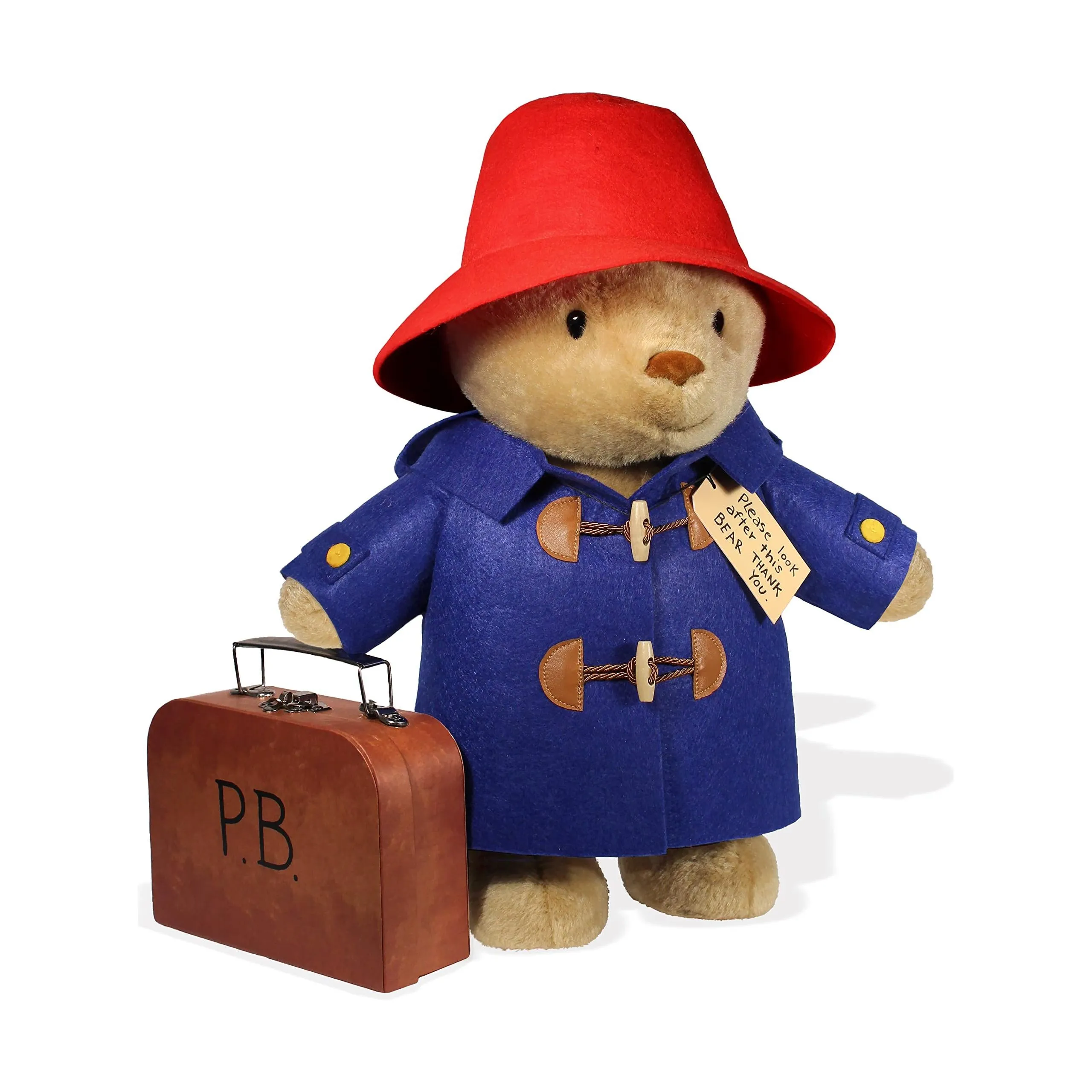 Classic Paddington Bear 16" Soft Plush Toy with Suitcase