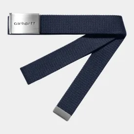 Clip Belt Chrome - Air Force blue