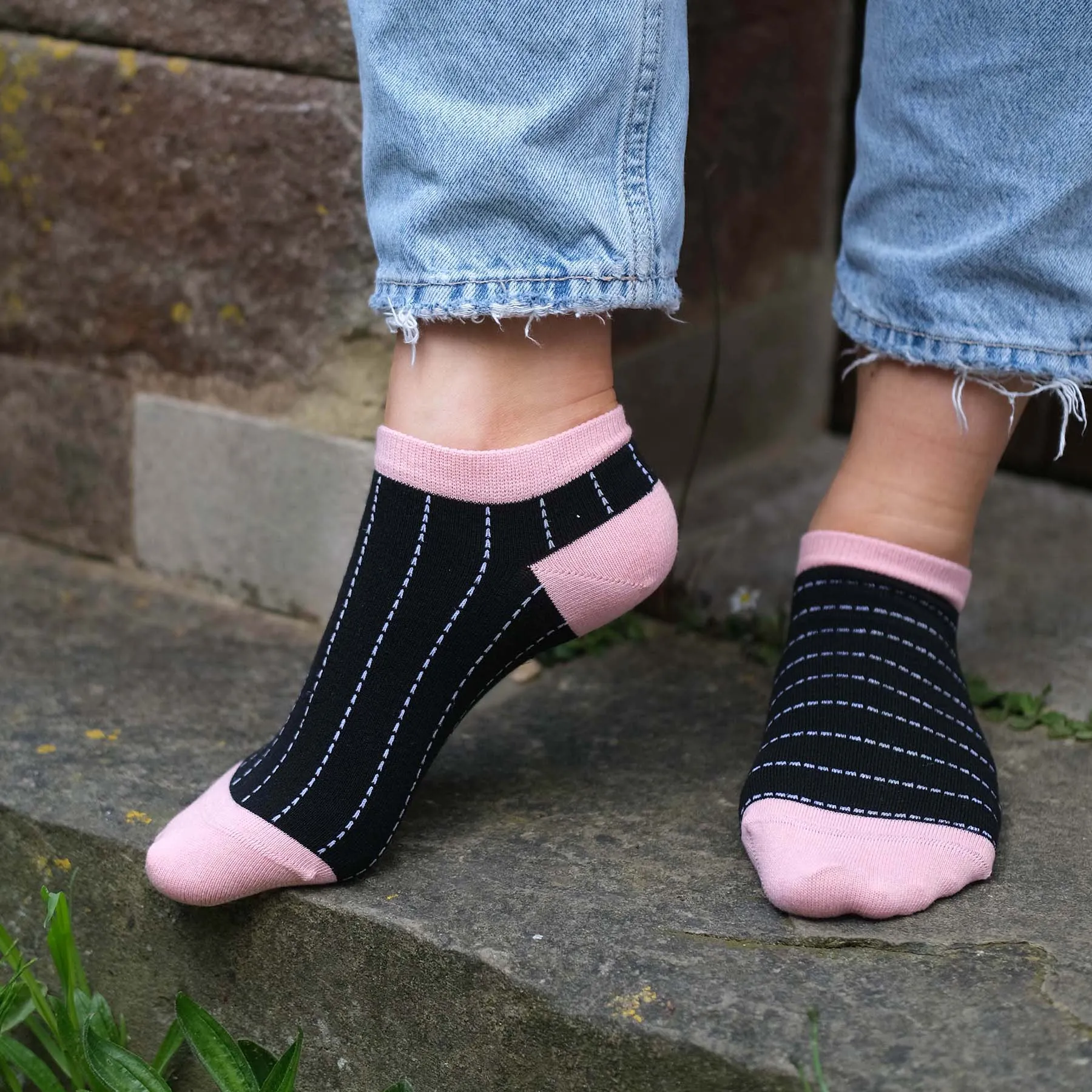 Dash Women's Trainer Socks - Black