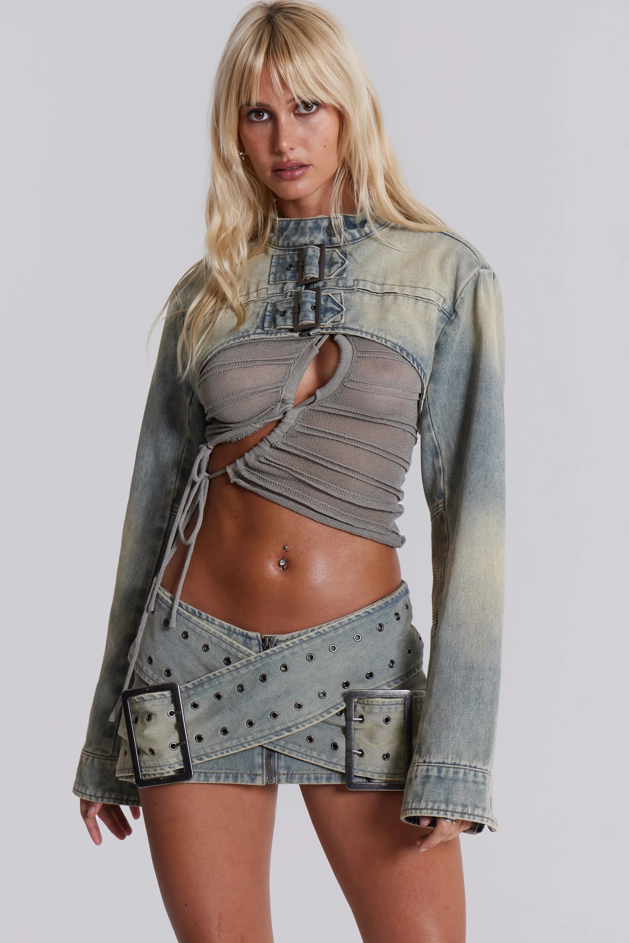 Denim Assassin Ultra Cropped Jacket