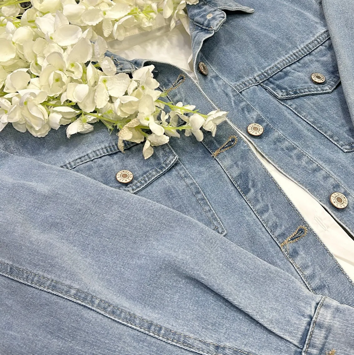 Denim jacket shirt