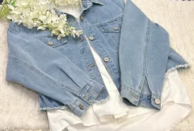 Denim jacket shirt