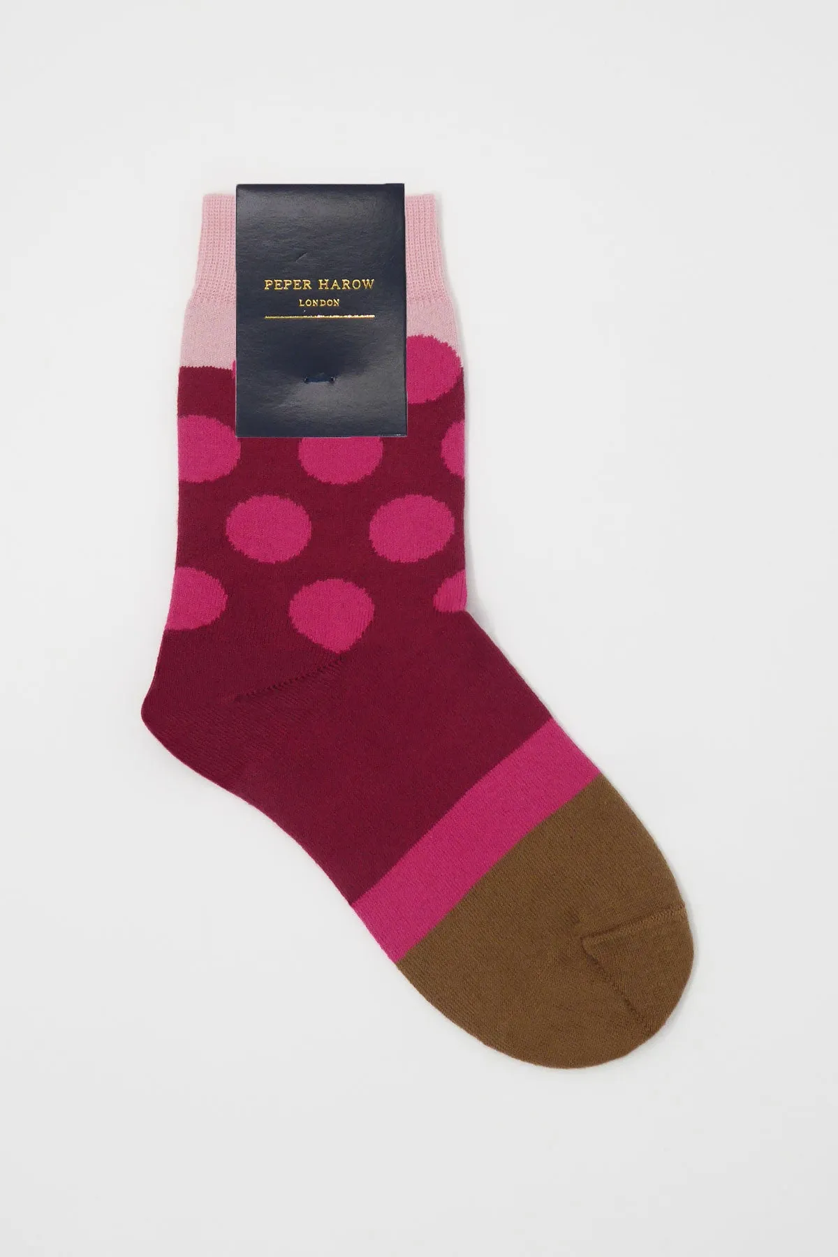 Eleanor Women's Socks - Raspberry