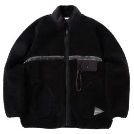 GRAMICCI X And Wander JQ Taple Fleece Jacket Black