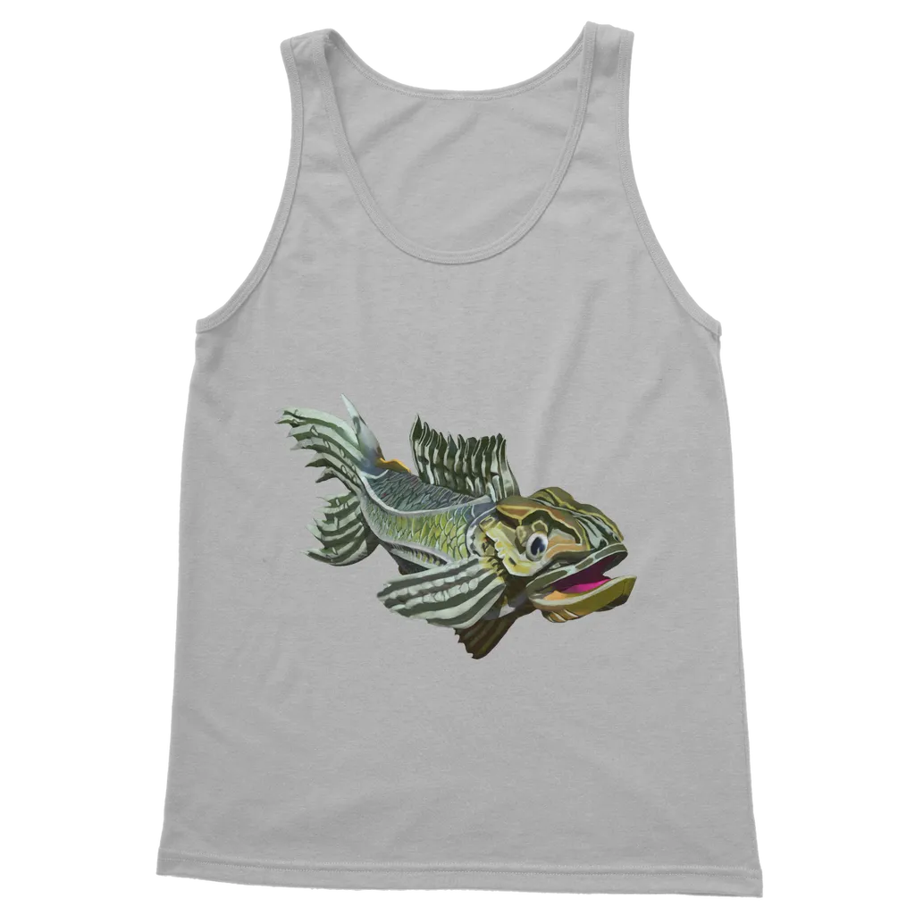 Green Fish Classic Adult Vest Top