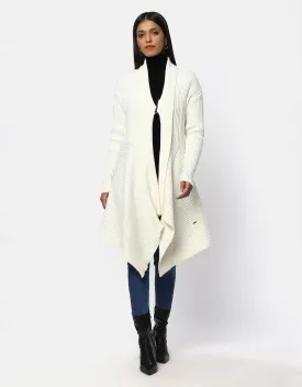 Herringbone Pattern Short Woolen Coat