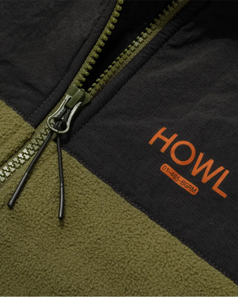 Howl Zip Polar Fleece Jacket Army 2025