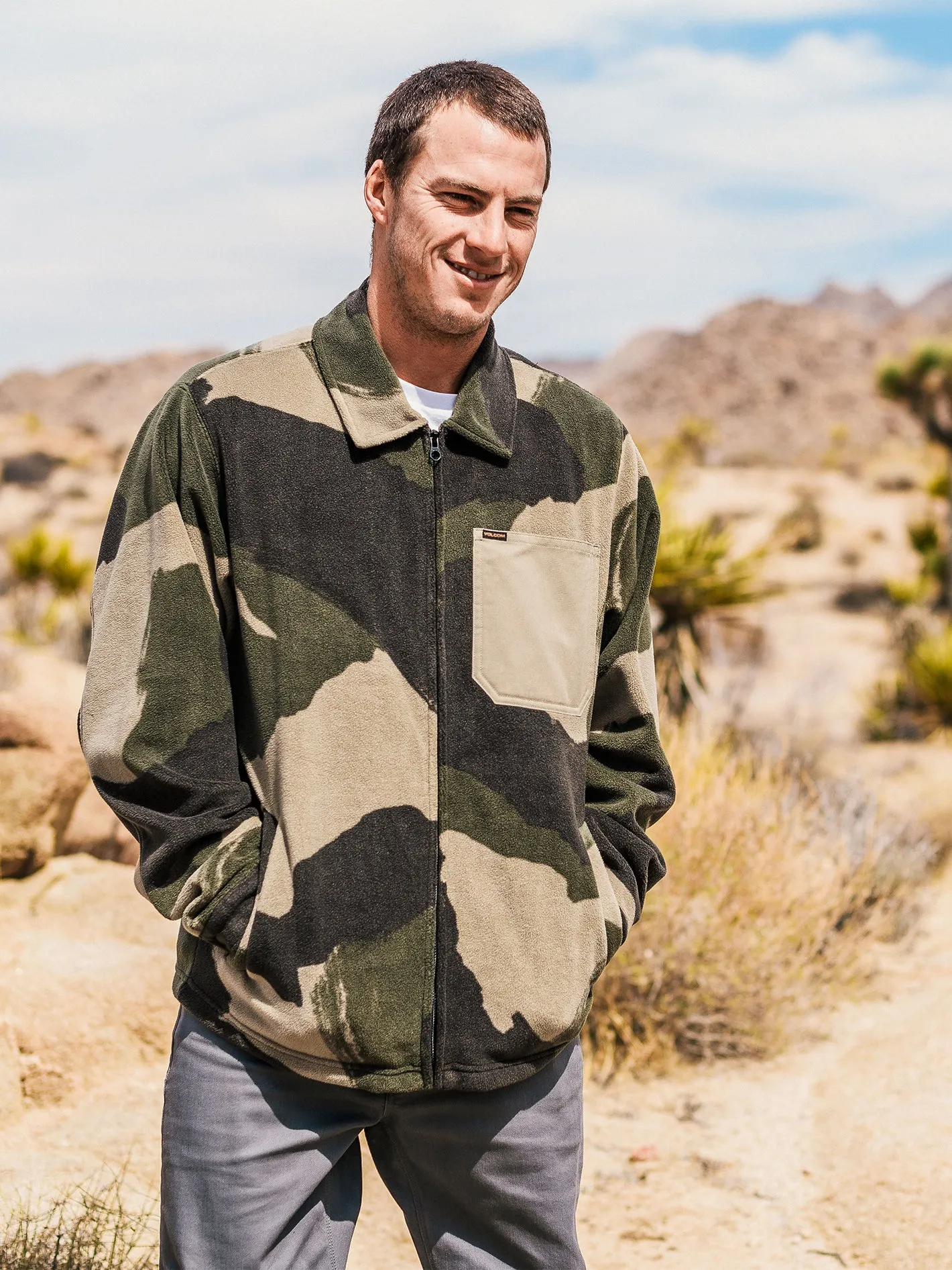 Imson Fleece Jacket  - Camouflage