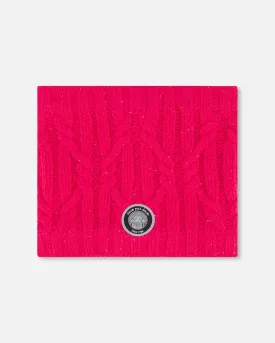 Knit Neckwarmer Fuschia Pink by Deux par Deux