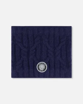 Knit Neckwarmer Navy by Deux par Deux