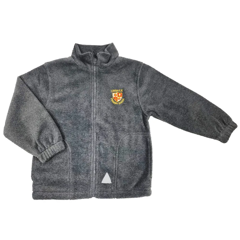 Leigh CE Primary School Fleece Jacket with Logo