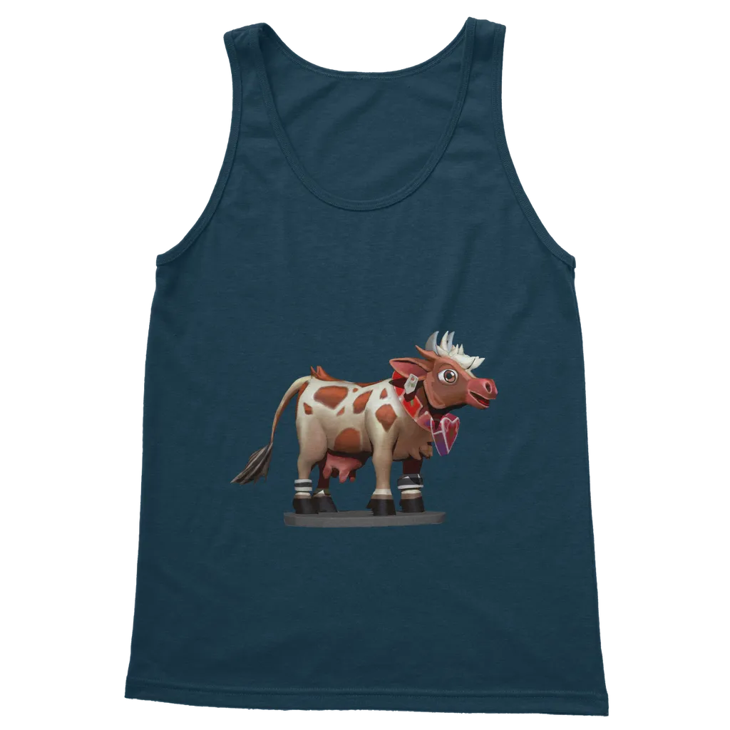 Light Brown Cow Classic Adult Vest Top