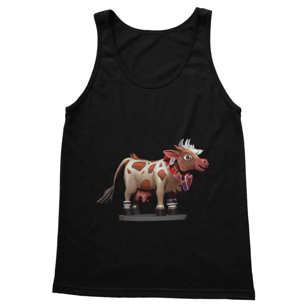 Light Brown Cow Classic Adult Vest Top