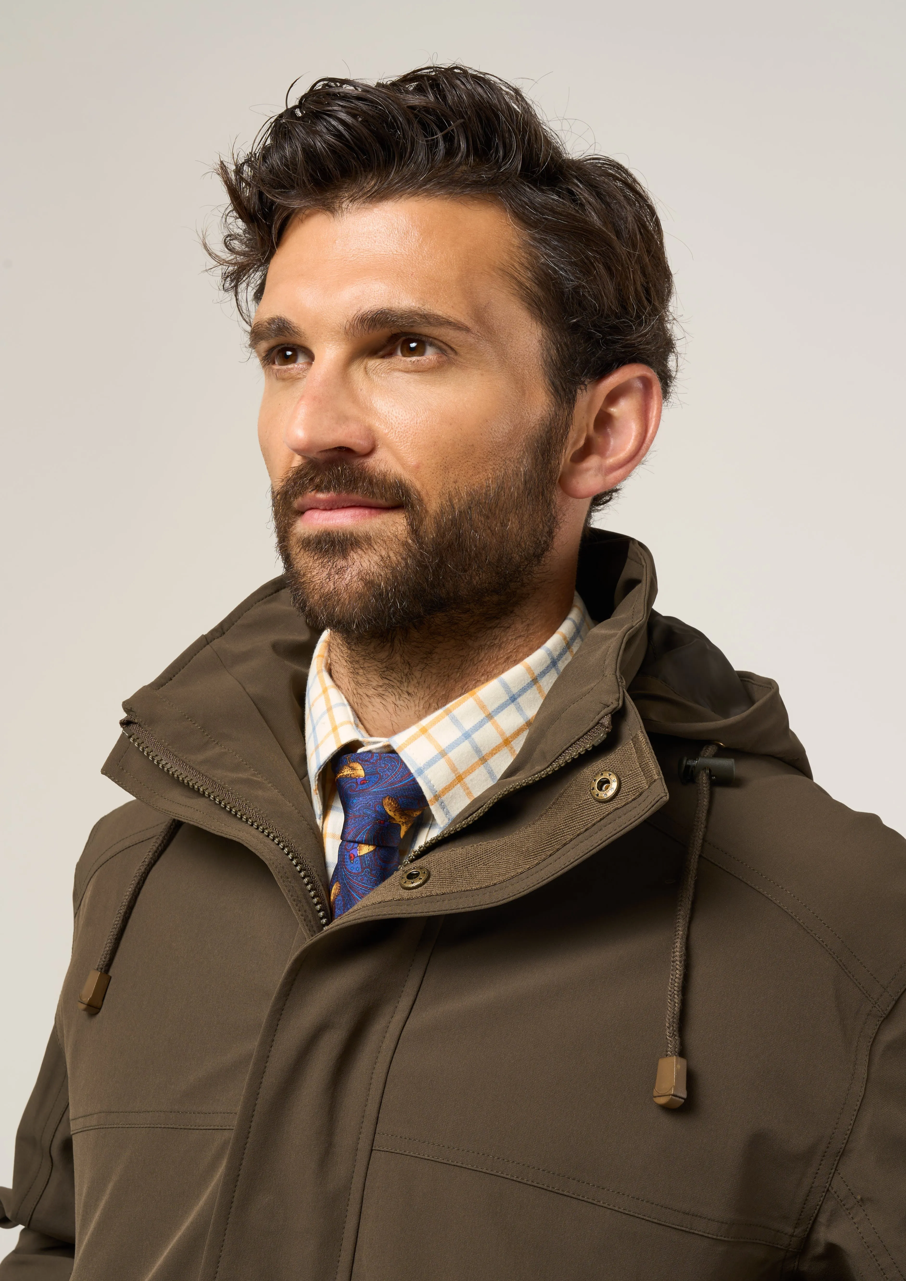 Lockwood Men's Shooting Coat In Olive - Shooting Fit