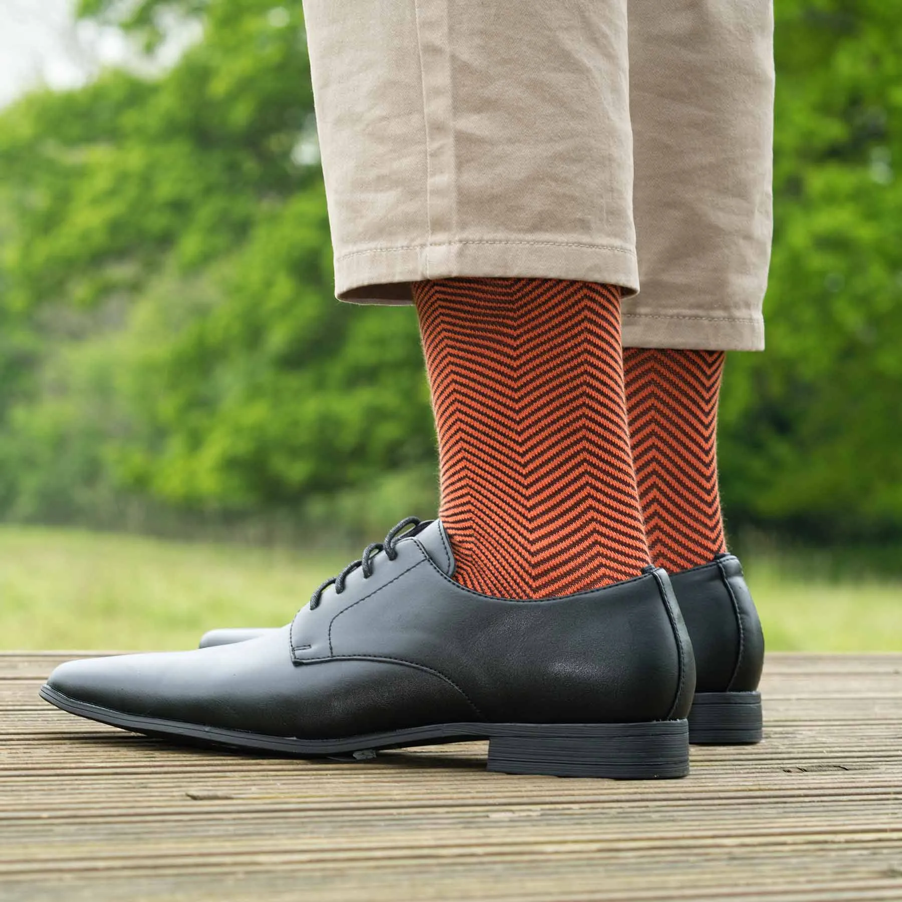 Lux Taylor Men's Socks - Orange