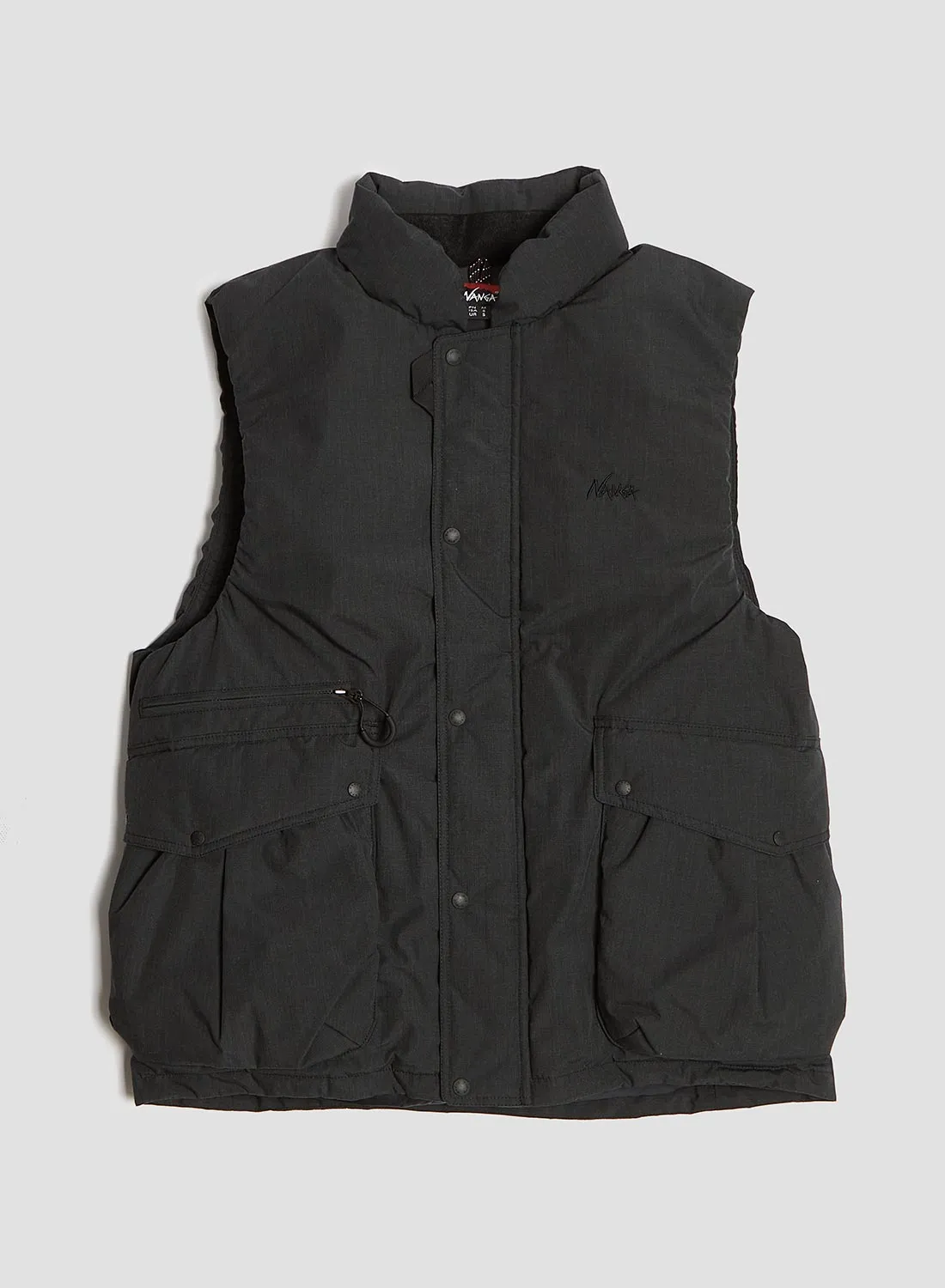 Nanga Hinoc Down Vest in Charcoal