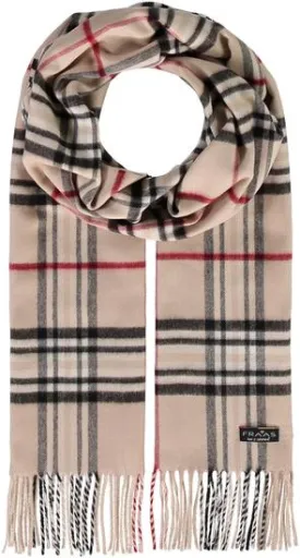 Plaid Scarf - Camel