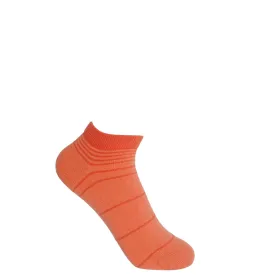 Retro Stripe Women's Trainer Socks - Orange