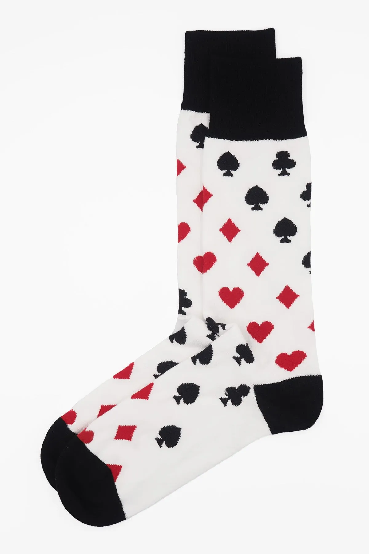 Royal Flush Men's Socks - White