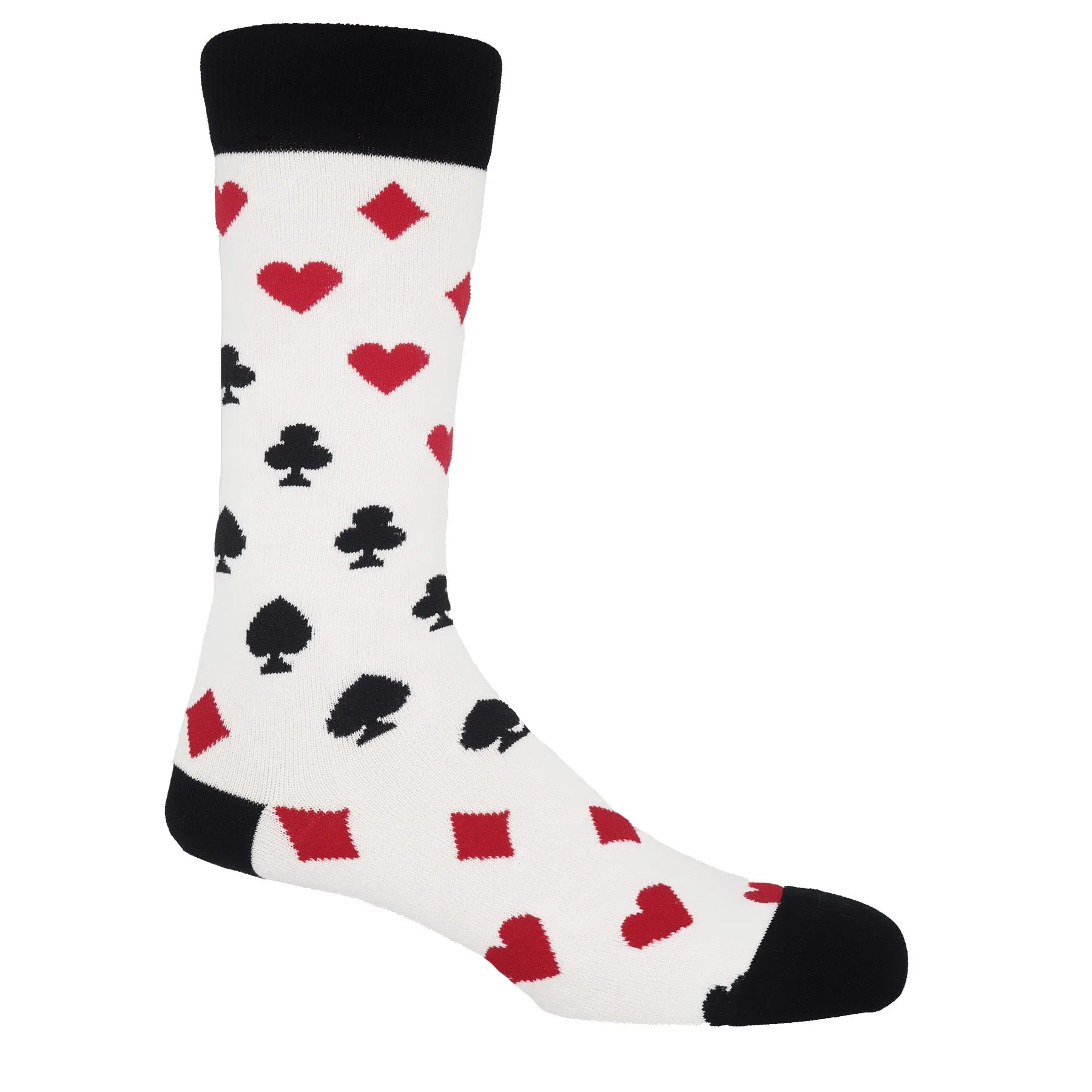 Royal Flush Men's Socks - White