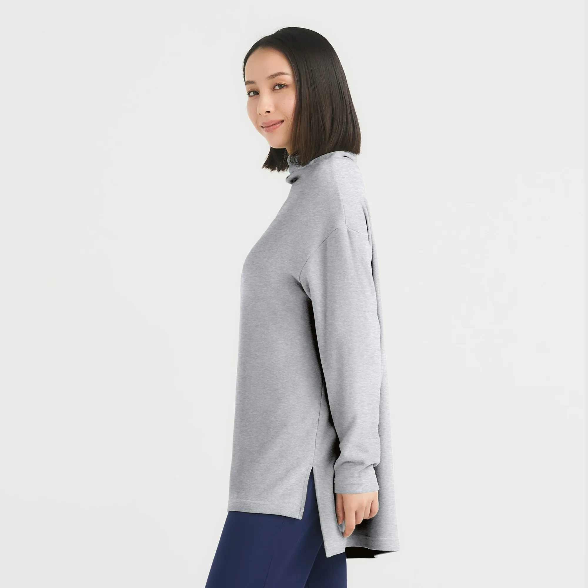 Silktouch*2 TENCEL™ Modal Air Mock Neck Top