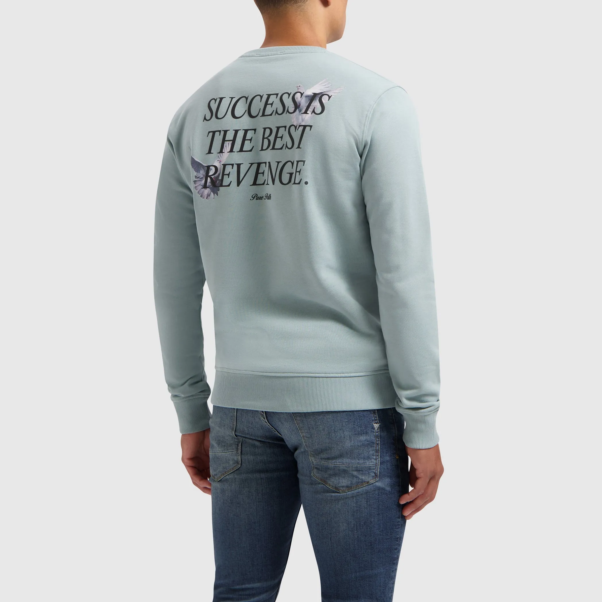 Success Sweater | Blue Grey