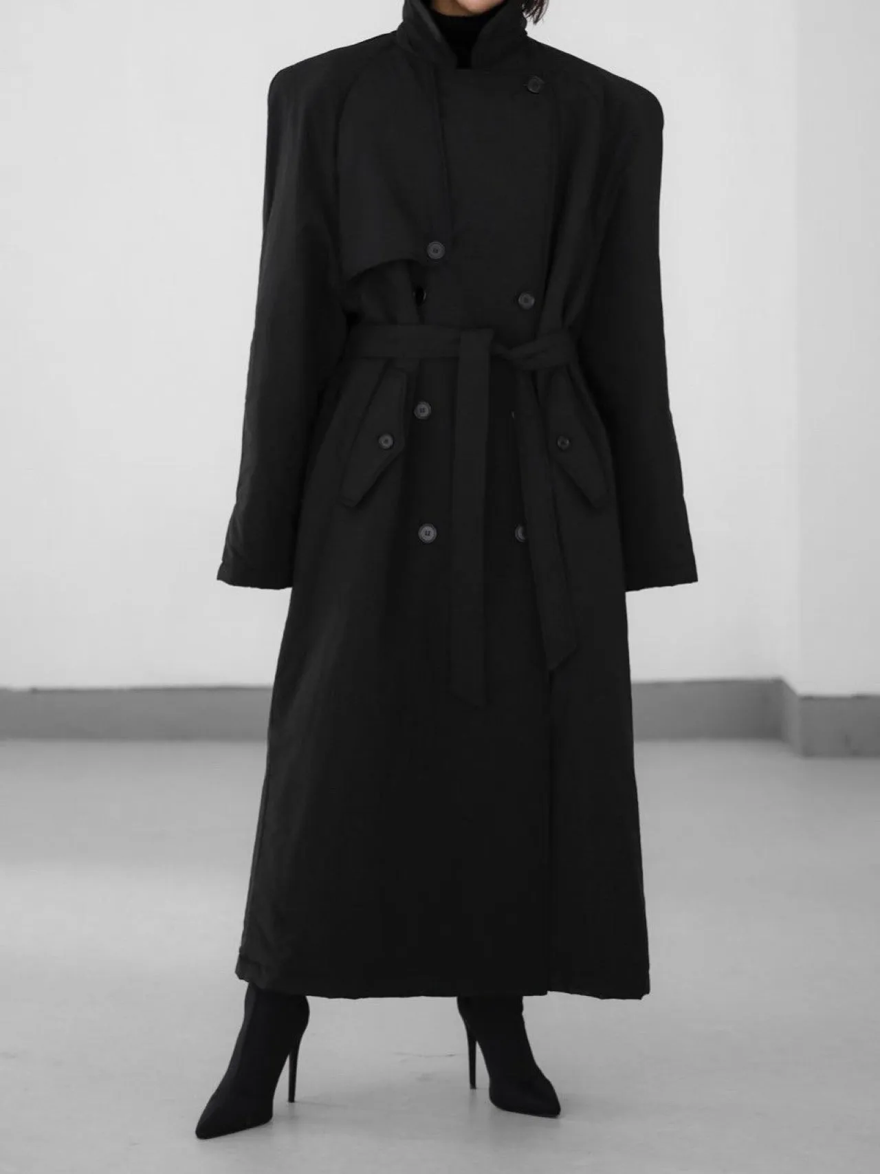 SUPER OVERSIZED PADDED TRENCH COAT