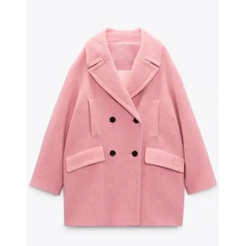 Wednesday Enid Sinclair Pink Coat