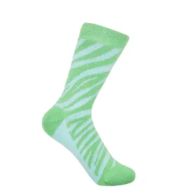 Zebra Women's Socks - Green