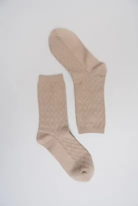 Zig Zag Pattern Boho Socks  9708